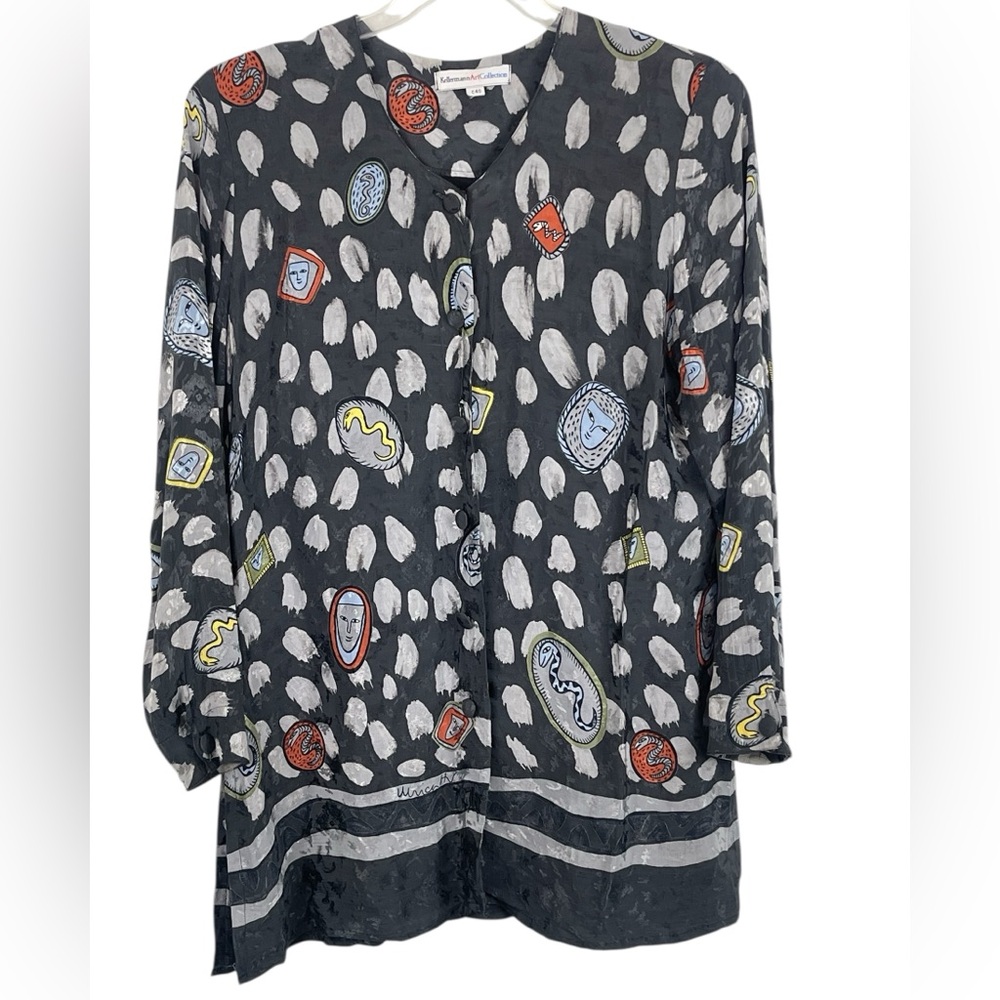 Kellermann Art Collection, Ulrica- probably silk tunic. Size ? see measurements. - Picture 3 of 7